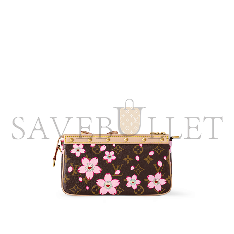LOUIS VUITTON MURAKAMI LV × TM POCHETTE ACCESSORY M13666 (22*13*4cm) LOUIS VUITTON MURAKAMI LV × TM POCHETTE ACCESSORY M13666 (22*13*4cm)